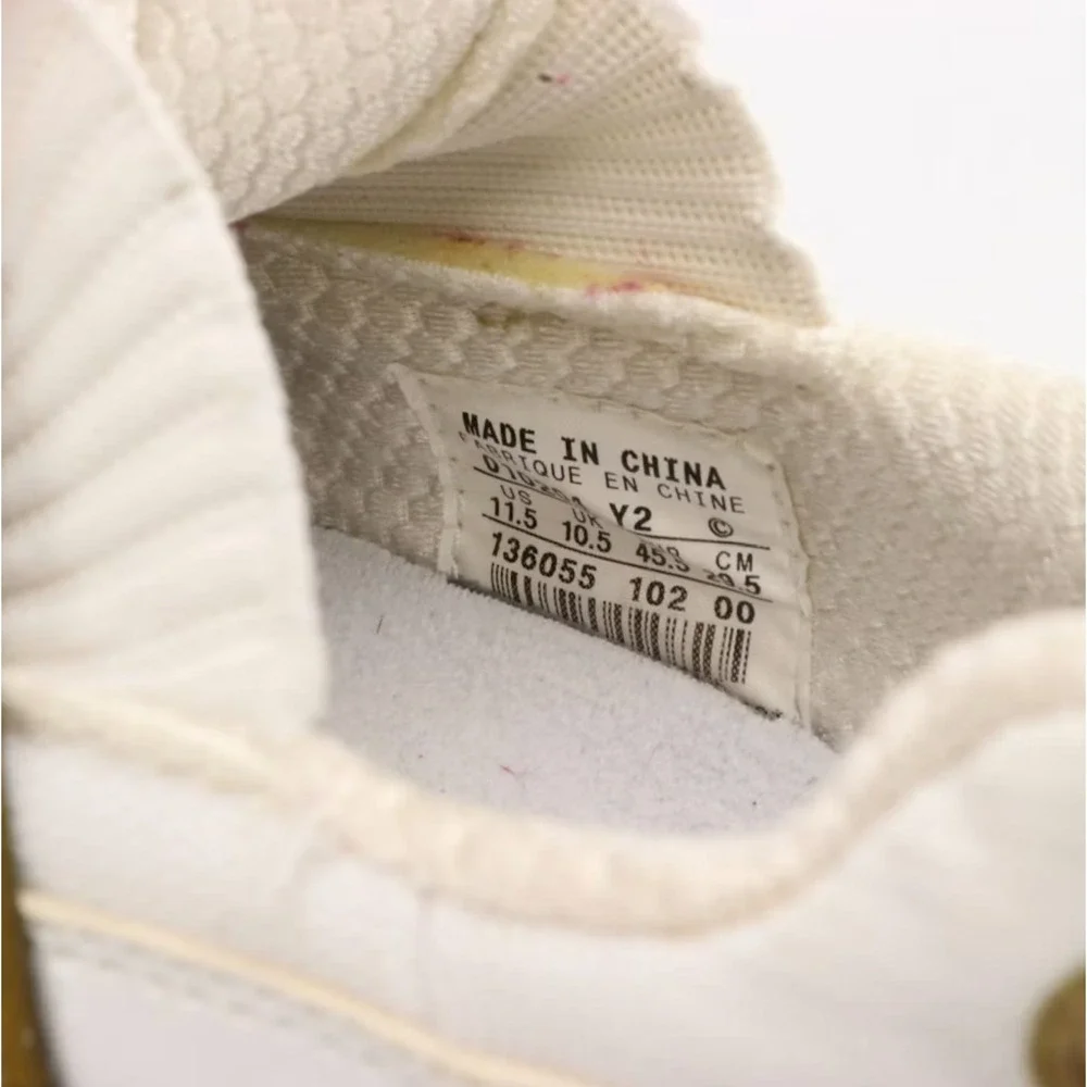 Nike Air Jordan Trunner Bubble+ 2001 White Metallic Gold Vintage Mens Trainers